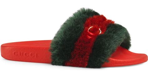 where to buy cheap gucci slides|fluffy Gucci slides.